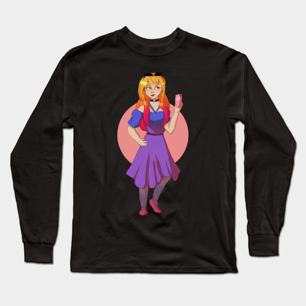 Instagram as A Girl Long Sleeve T-Shirt by BiahKiyoko